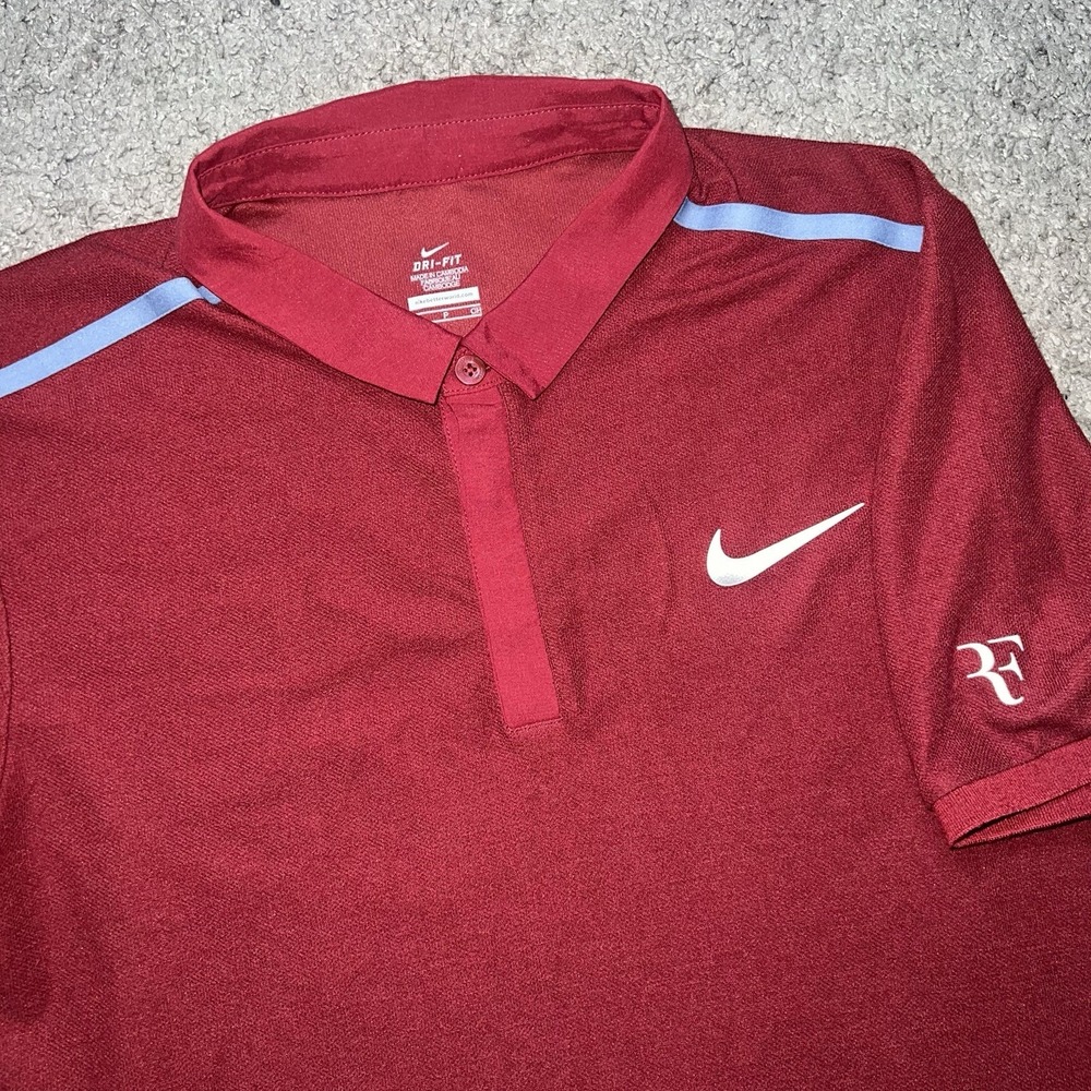 Nike Roger Federer RF 2016 Monte Carlo Tennis Polo Shirt Small Nadal Alcaraz